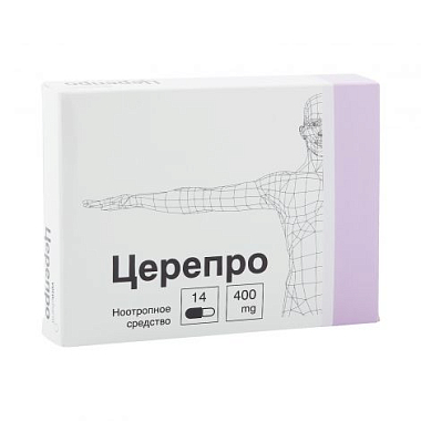 Купить Церепро 400 мг 14 шт капсулы
