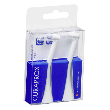 Купить Curaprox Pro Single Hydrosonic Pro набор насадок для звуковой щетки зубной