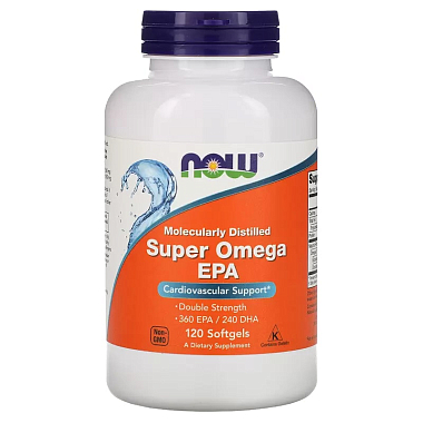 Купить Now Foods Супер Омега ЭПК 120 шт капсулы