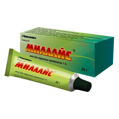 Купить Миалайс гель д/наружн примен 1% 20г