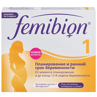 Купить Фемибион 1 28 шт таблетки покрытые оболочкой