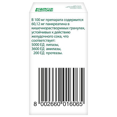 Купить Креон Микро 5000 ЕД 20 г гранулы кишечнорастворимые