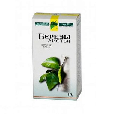 Купить Береза листья 50 г пачка