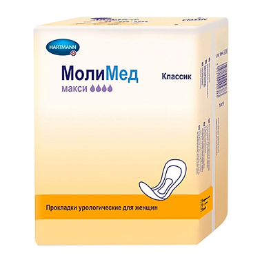 Купить MoliMed Classic прокладки уролог №28 макси