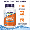 Купить Now Omega-3 Mini Gels Омега-3 мини 180 шт гелевые капсулы