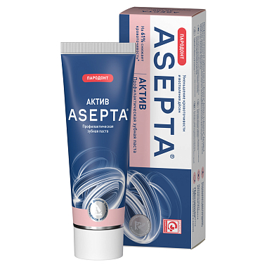 Купить Asepta Актив 75 мл паста зубная профилактическая