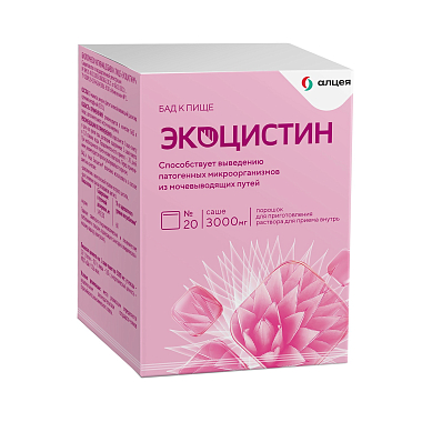 Купить Экоцистин порошок для приготовления раствора для приема внутрь 3г №20