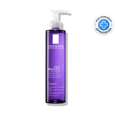 Купить La Roche-Posay Mela В3 200 мл гель-пилинг для лица очищающий против пигментации