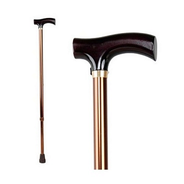 Купить Трость с Т-образной ручкой противогололедным наконечником и УПС Артикул 10105/Т