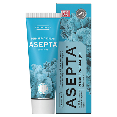 Купить Asepta Реминерализация 75 мл паста зубная укрепление зубной эмали  