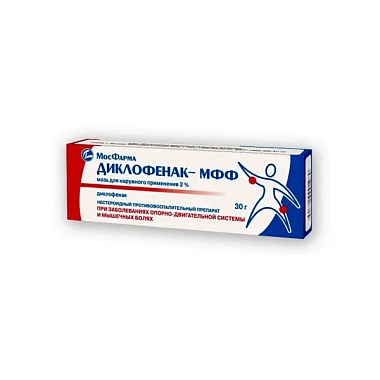 Купить Диклофенак-МФФ  2% 30 г мазь для наружного применения туба
