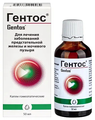Купить Гентос 50 мл капли для приема внутрь гомеопатические