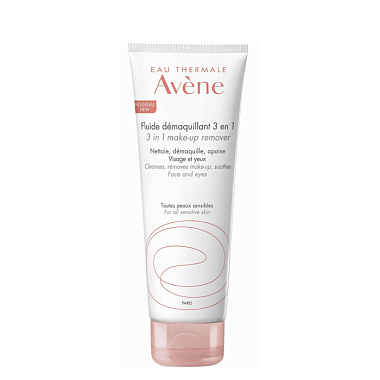 Купить Avene 200 мл флюид для снятия макияжа 3в1
