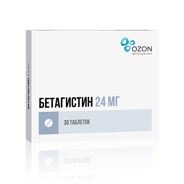 Купить Бетагистин-Озон 24 мг 30 шт таблетки