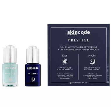 Купить Skincode Prestige 15 мл 2 шт ампулы для лица возрождение кожи