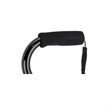 Купить Amrus трость телескопическая металлическая с центрирующей рукояткой черная Артикул AMCO-45