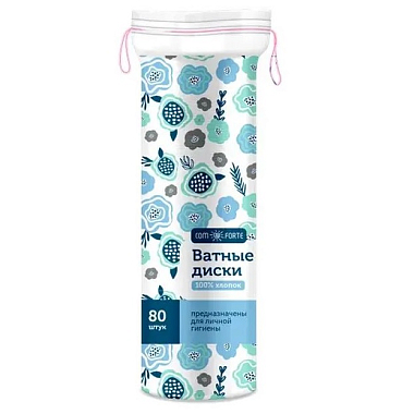 Купить Ватные диски comforte №80