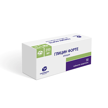 Купить Глицин Форте 250 мг 30 шт таблетки защечные