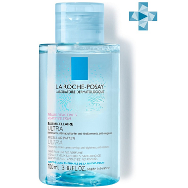 Купить La Roche-Posay Реактив мицеллярная вода 100мл для склонной к аллергии чувствительной кожи