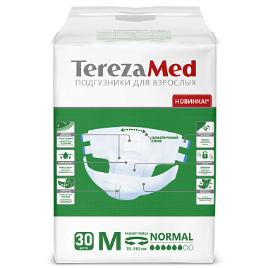 Купить TerezaMed Medium Normal 30 шт подгузники для взрослых размер M
