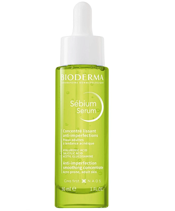 Купить Bioderma Sebium 30 мл сыворотка против несовершенств,постакне и морщин