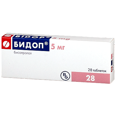 Купить Бидоп 5 мг 28 шт таблетки