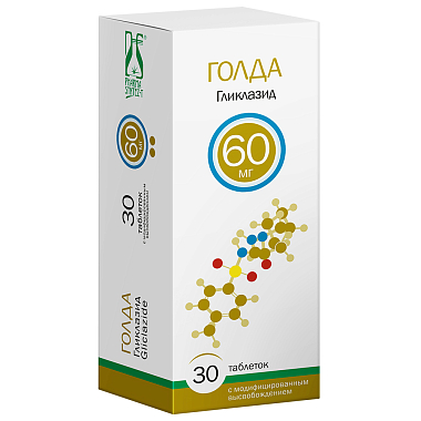 Купить Голда 60 мг 30 шт таблетки с модифицированным высвобождением