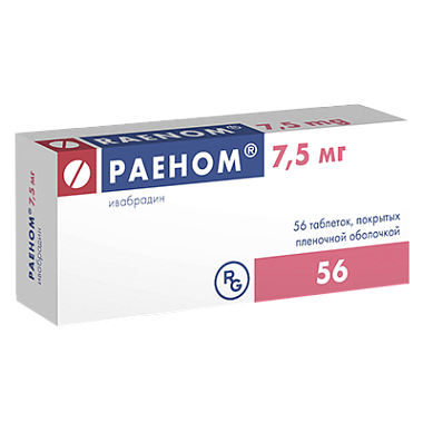 Купить Раеном 7,5 мг 56 шт таблетки покрытые пленочной оболочкой