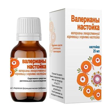 Купить Валериана 25 мл настойка флакон