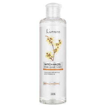 Купить Larvore тонер 248мл с экс гамамелиса д/сужения пор на лице WITCH-HAZEL PORE CLEAR TONER