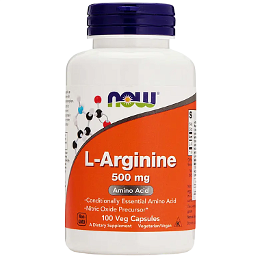 Купить Now Foods L-Аргинин 630 мг 100 шт капсулы