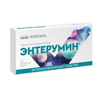 Купить Энтерумин Реневал капсулы 800мг №15