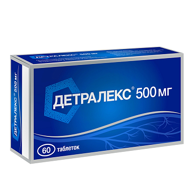 Купить Детралекс 500 мг 60 шт таблетки покрытые пленочной оболочкой