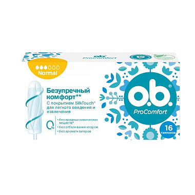 Купить o.b. ProComfort 16 шт тампоны нормал