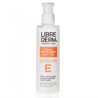 Купить Librederm Витамин Е 200 мл крем-антиоксидант для тела