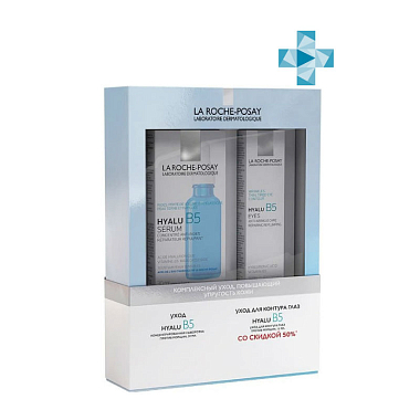 Купить La Roche-Posay Hyalu В5 набор (увлажняющая сыворотка 30мл+для контура глаз 15мл)