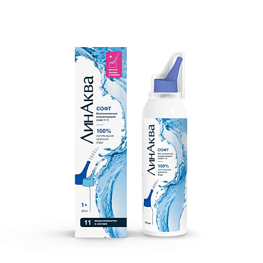 Купить ЛинАква Софт 0,9 % 150 мл средство для орошения и промывания носа