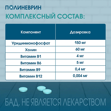 Купить Полиневрин 21 шт таблетки