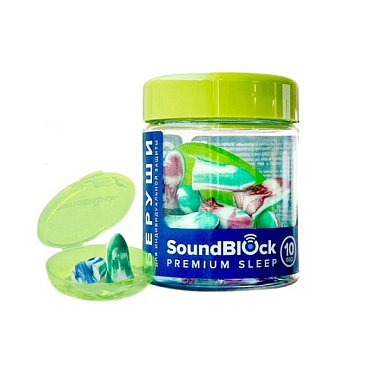 Купить Soundblock Premium Sleep беруши пенные 10 пар