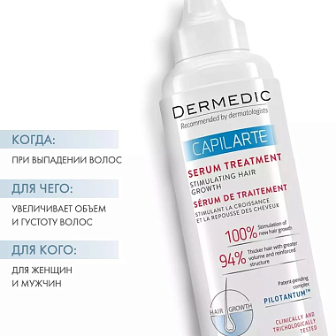 Купить Dermedic Capilarte Сыворотка стимулирующая рост волос 150 мл