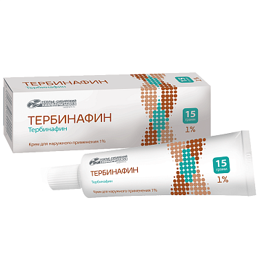 Купить Тербинафин 1 % 15 г крем для наружного применения