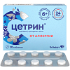 Купить Цетрин 10 мг 20 шт таблетки покрытые пленочной оболочкой