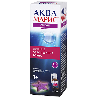 Купить Аква Марис Стронг спрей д/горла 30мл
