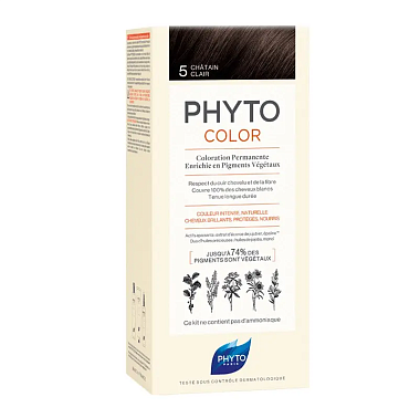 Купить Phyto color №5 (светлый шатен) краска для волос