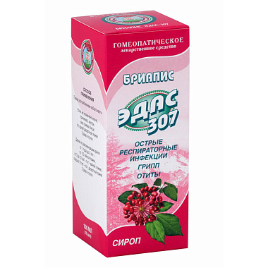 Купить Бриапис Эдас-307 100 мл сироп гомеопатический