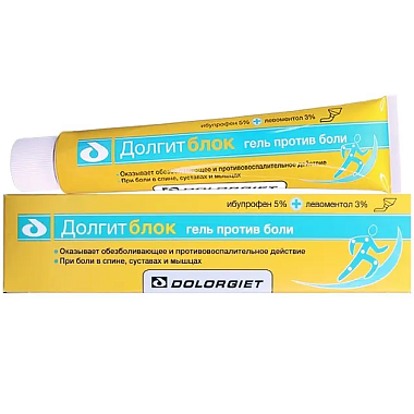 Купить Долгитблок 5 % + 3 % 100 г гель для наружного применения