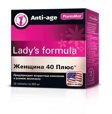 Купить Lady's formula Женщина 40 Плюс 30 шт таблетки
