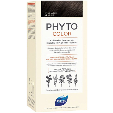 Купить Phyto color №5 (светлый шатен) краска для волос