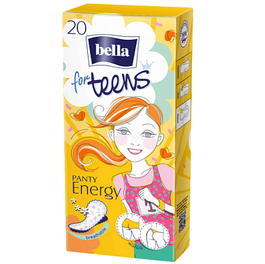 Купить Bella for teens Panty energy 20 шт прокладки ежедневные для подростков