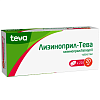 Купить Лизиноприл-Тева 20 мг 20 шт таблетки